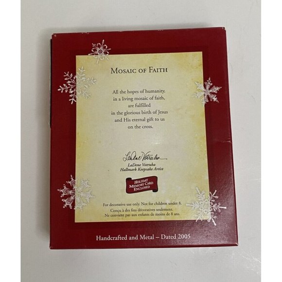 2005 Hallmark Keepsake Ornament ‘Mosaic of Faith’ - Picture 2 of 5